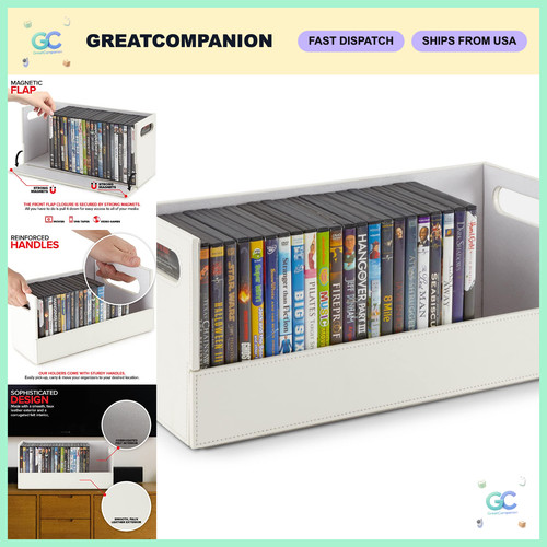 Dvd storage box organizer - box, for